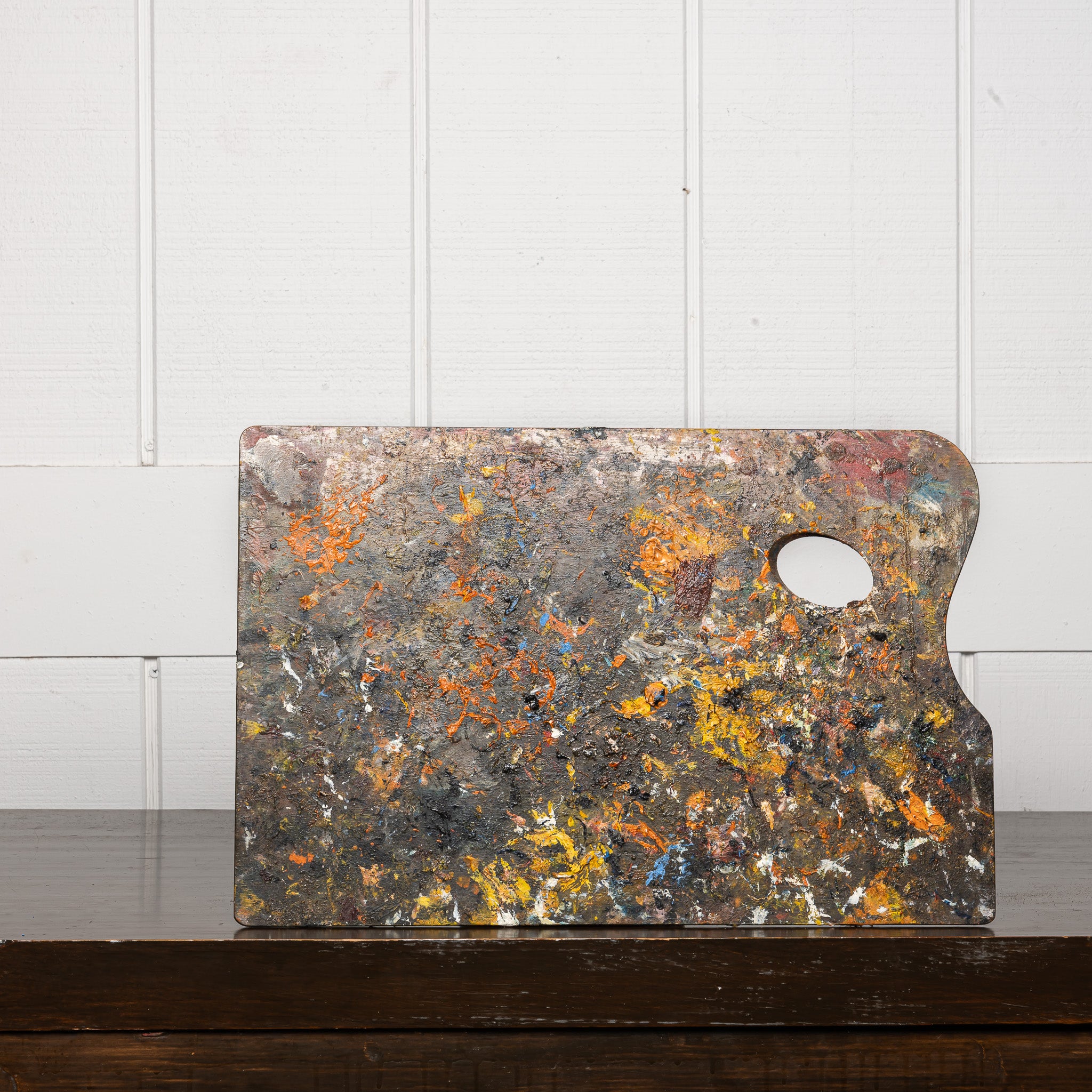 Early 20th Century Painted Artist Palette