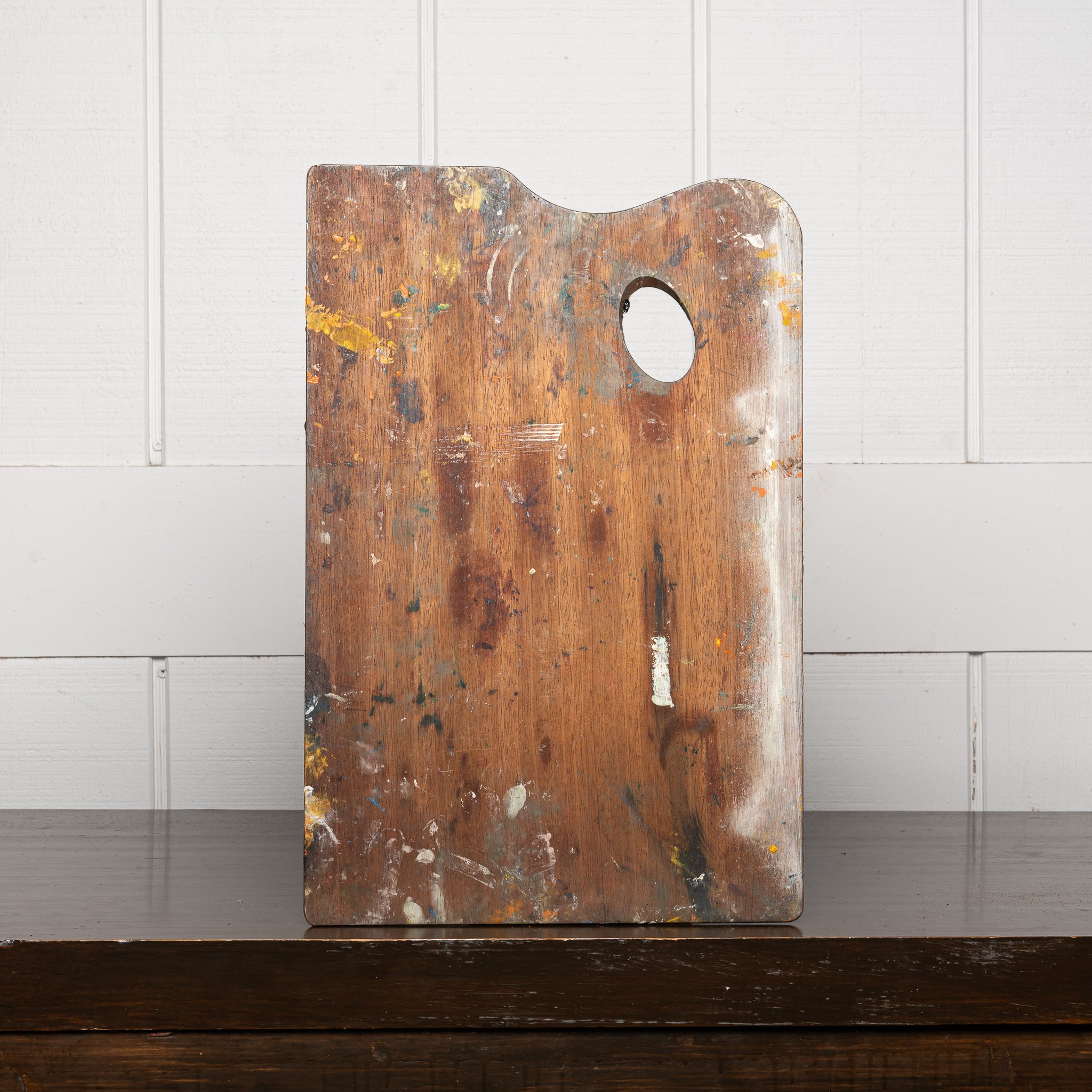 Early 20th Century Painted Artist Palette