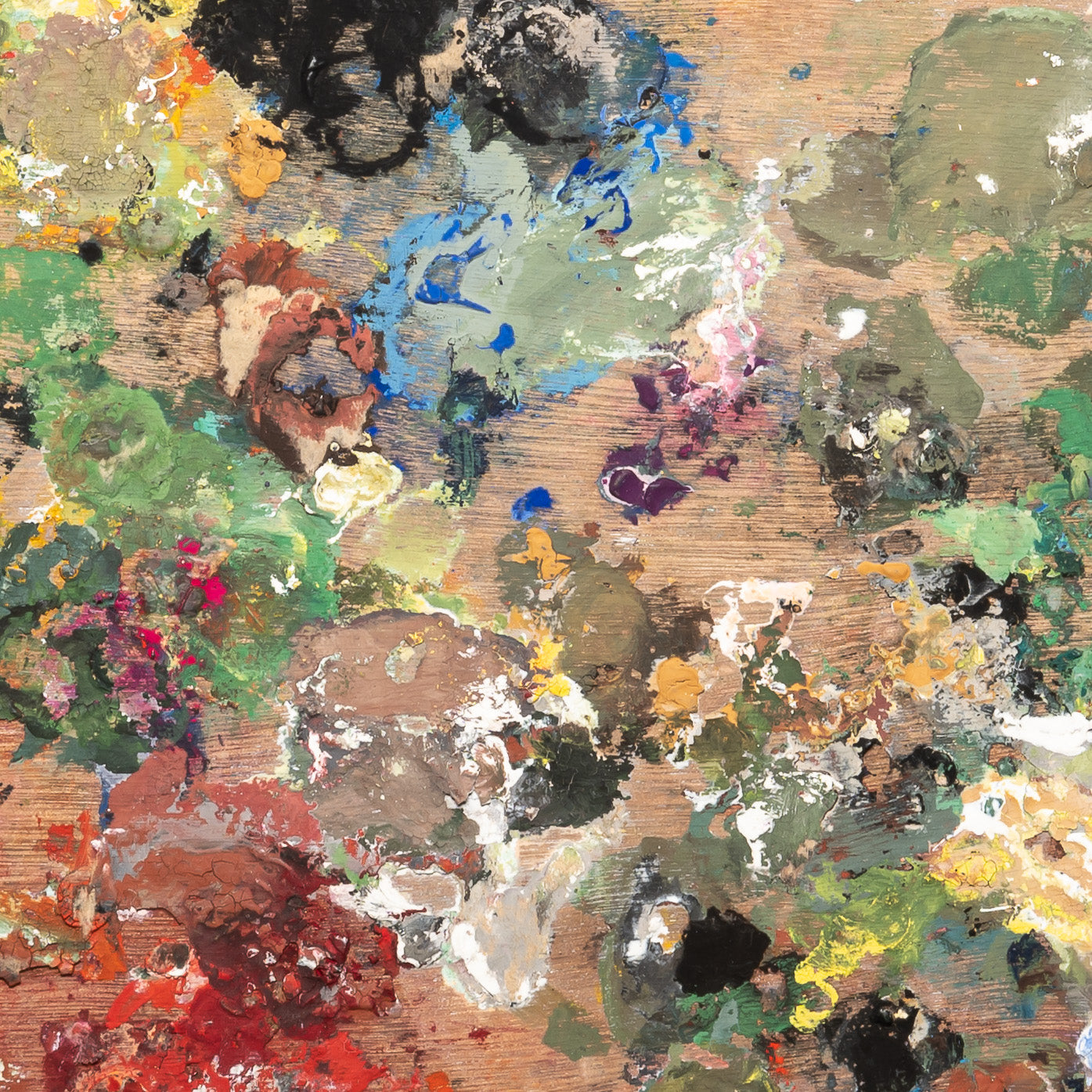 Painted Artist Palette, Early 20th Century